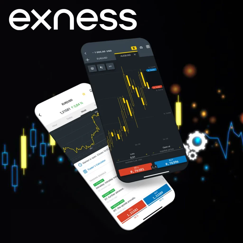 Login via the Exness Mobile App