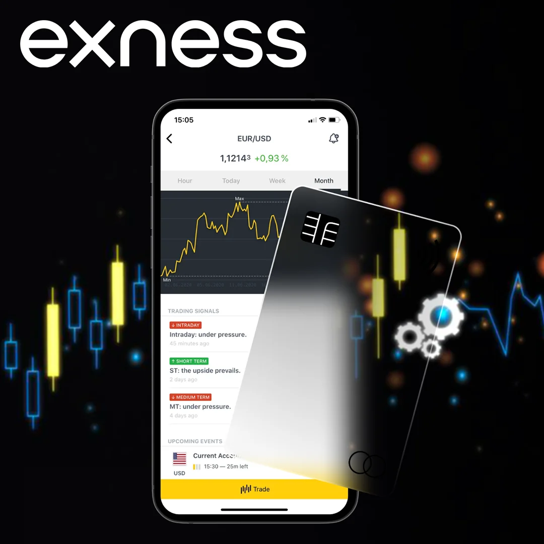 Trade through the Exness app